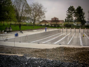 Freibad Talegg im Umbau