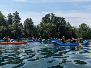 Vereinsausflug 2023 – Kajak auf dem Zürichsee